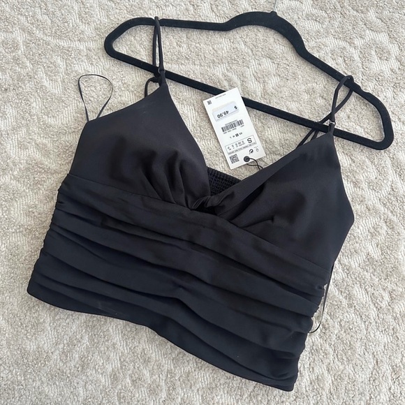 Zara Tops - Zara Black Tank Top - Brand New